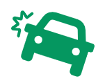 Car accident icon